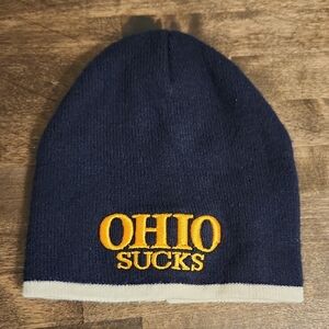 Ohio Sucks Winter Beanie Hat